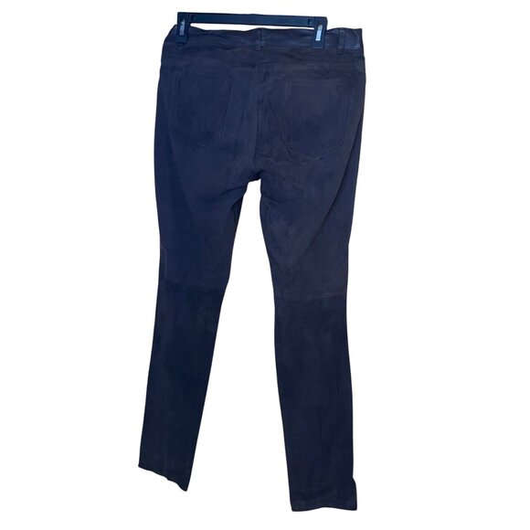 Vince Womens Size 8 Brown Skinny Leather Suede Pants Casual - Picture 7 of 14